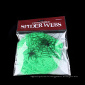 Halloween Scary Party Scene Spins White Stretchy Cobweb Spider Web Horror Halloween Decoration for Bar Haunted House